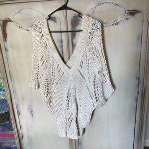 Open stitch sweater